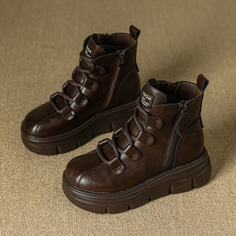 A Vintage Style Boots with Delicate Timeless Details