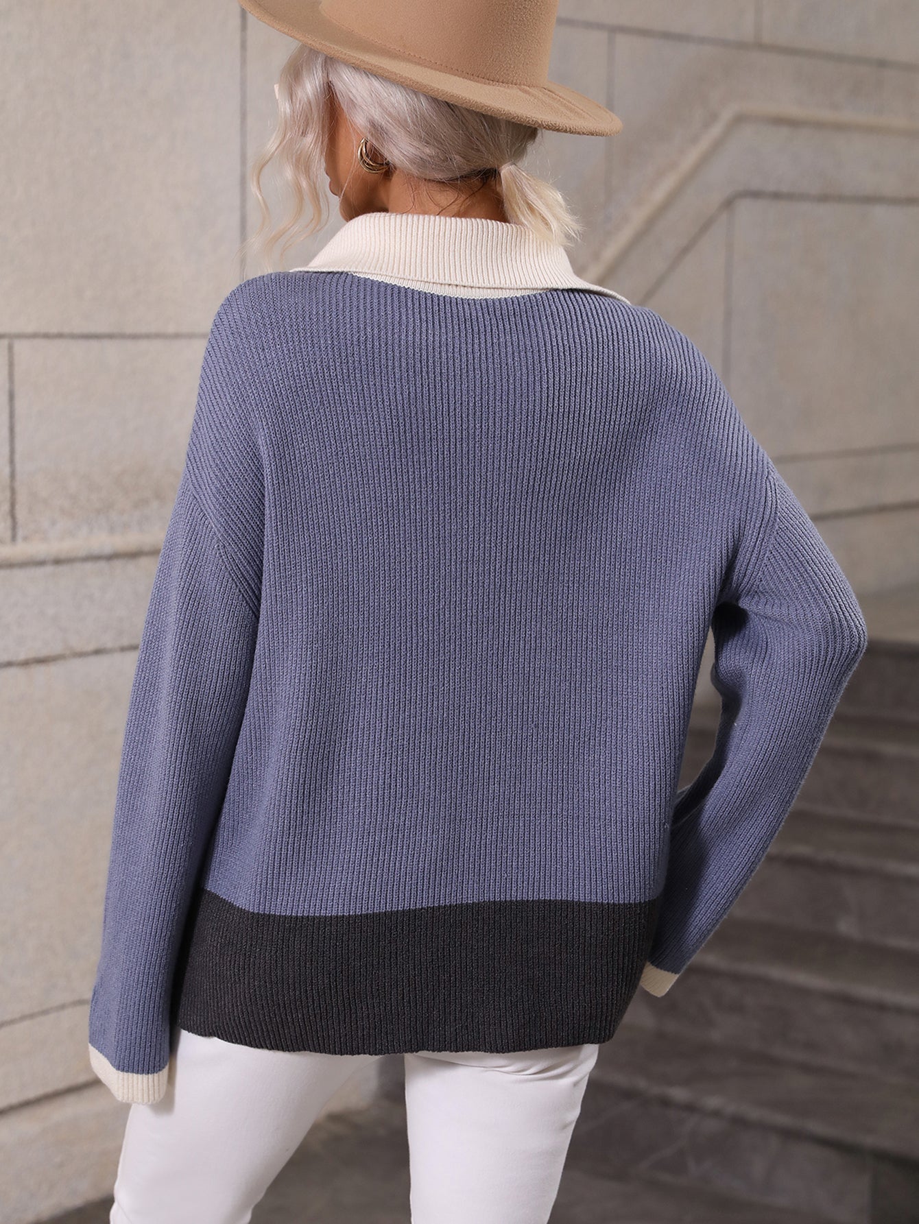 Beautifully Finished Sweater in a Timeless Design