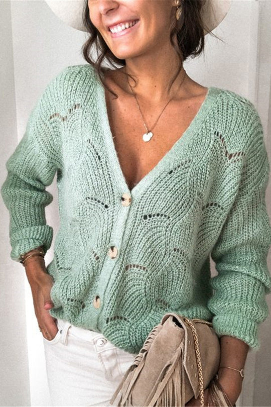 Classic Vintage Cardigan with a Flattering Fit