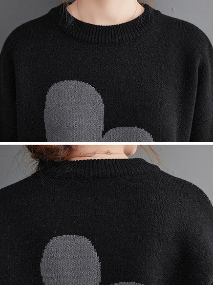Well Tailored Pullover with a Graceful Silhouette