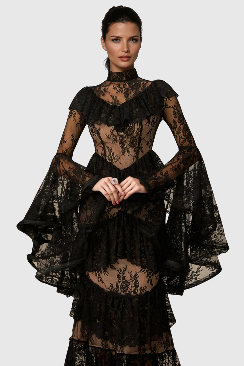 A Vintage Style Dress with Delicate Timeless Details
