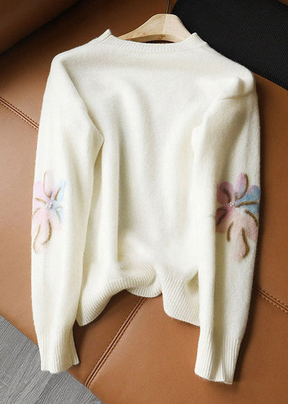 A Vintage Style Sweater with Delicate Timeless Details