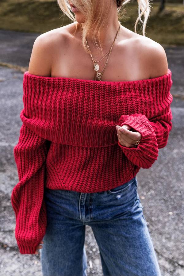 A Vintage Style Sweater with Delicate Timeless Details
