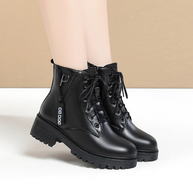 A Vintage Style Boots with Delicate Timeless Details