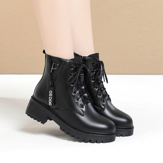 A Vintage Style Boots with Delicate Timeless Details