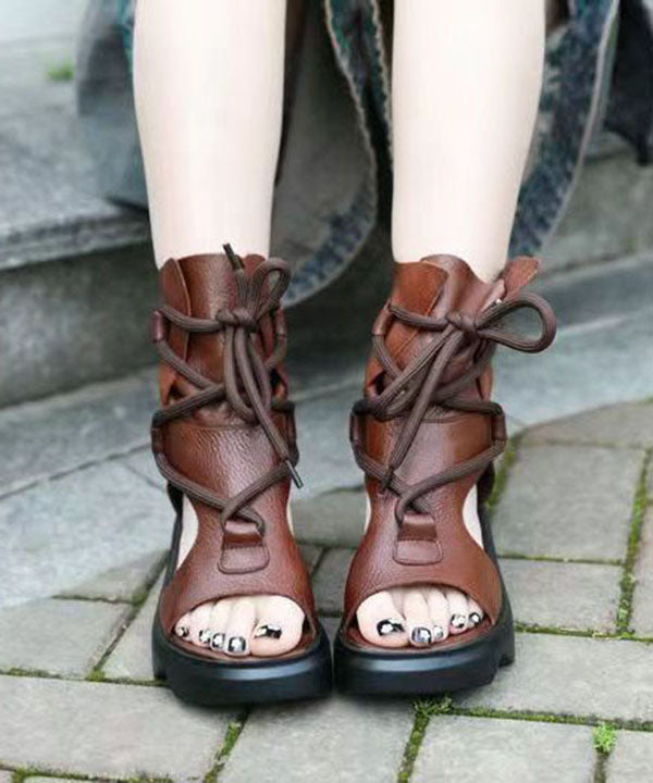 A Vintage Style Boots with Delicate Timeless Details
