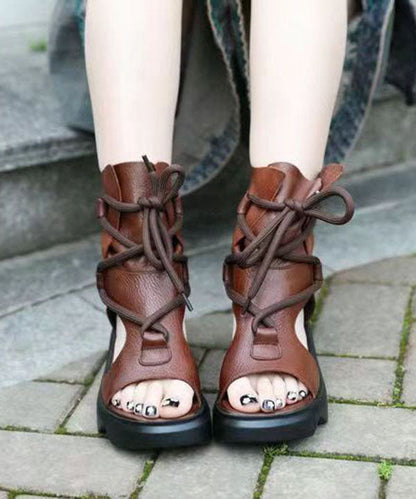 A Vintage Style Boots with Delicate Timeless Details