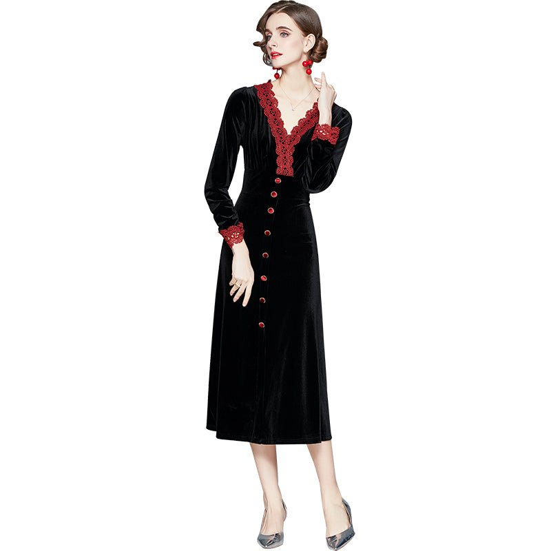 A Vintage Style Dress with Delicate Timeless Details