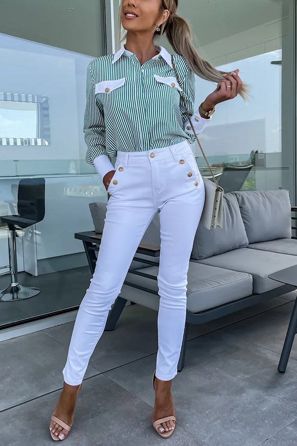 Well Tailored Blouse with a Graceful Silhouette