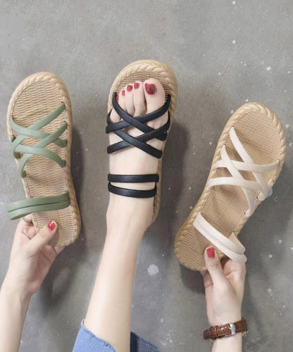 Well Tailored Sandals with a Graceful Silhouette