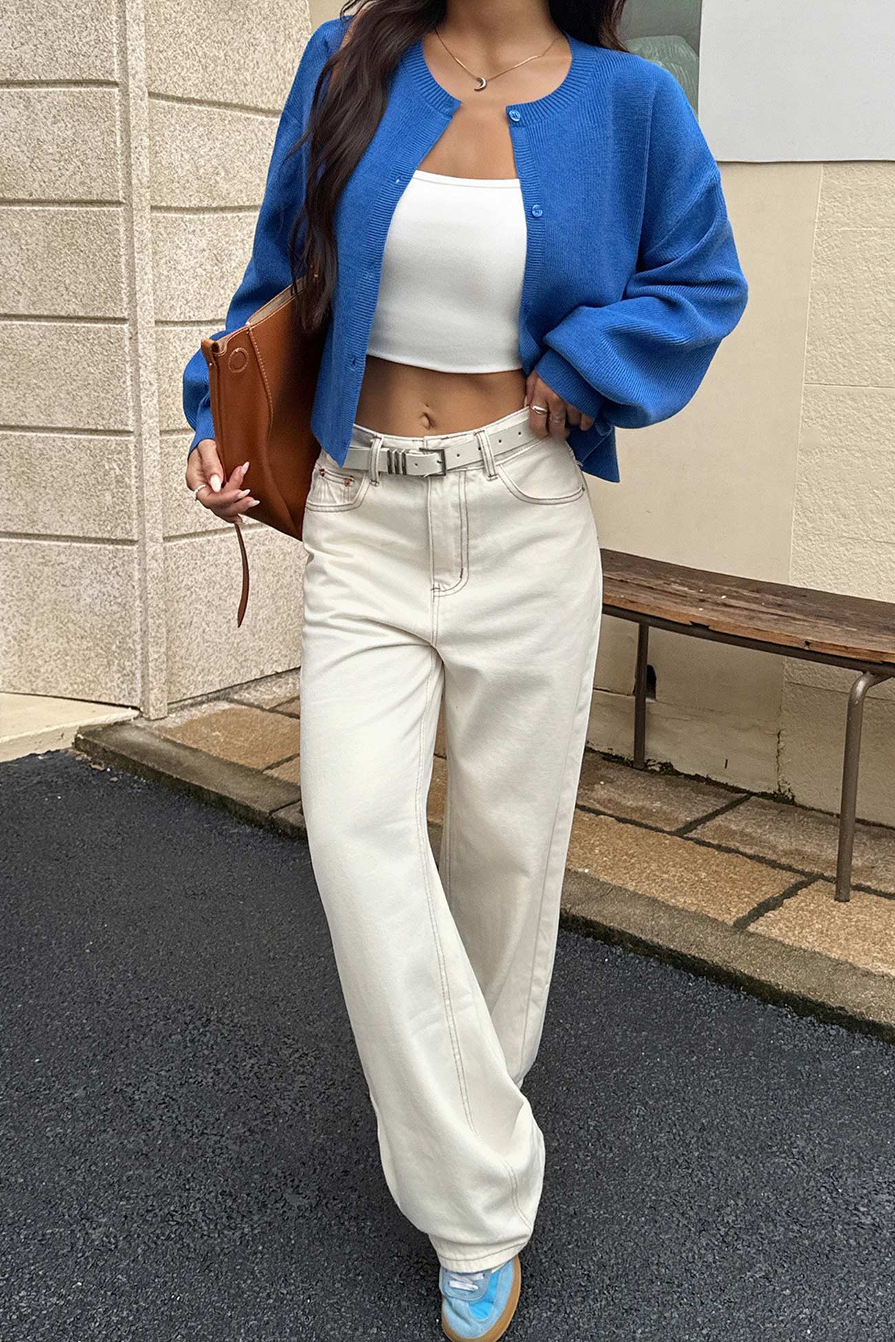 Classic Vintage Cardigan with a Flattering Fit