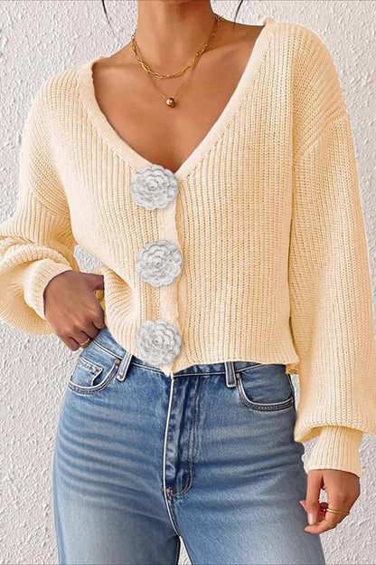 A Vintage Style Sweater with Delicate Timeless Details