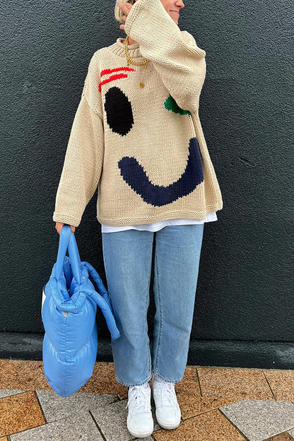 Classic Vintage Sweater with a Flattering Fit
