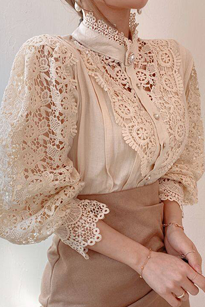 Well Tailored Blouse with a Graceful Silhouette