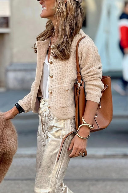 Vintage Inspired Cardigan with a Contemporary Edge
