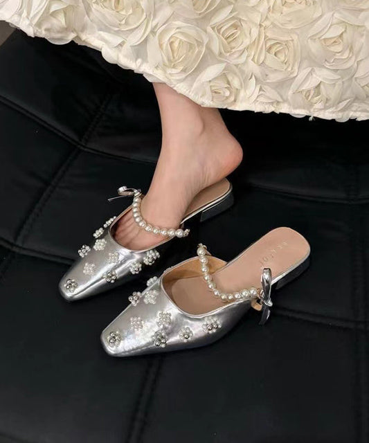 A Vintage Style Sandals with Delicate Timeless Details