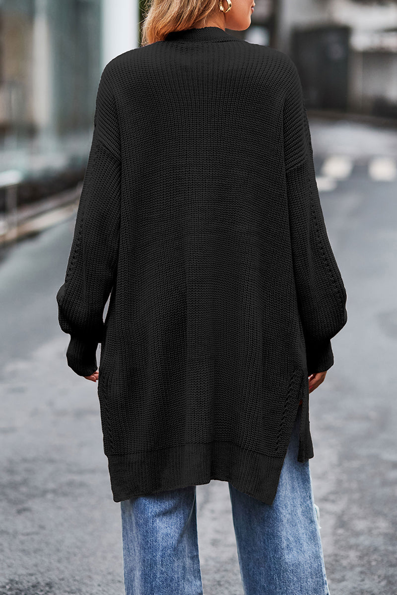 Well Tailored Cardigan with a Graceful Silhouette