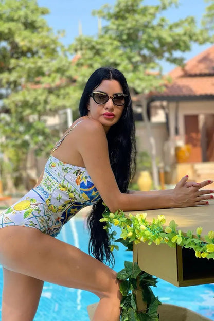 Beautifully Finished Swimsuit in a Timeless Design