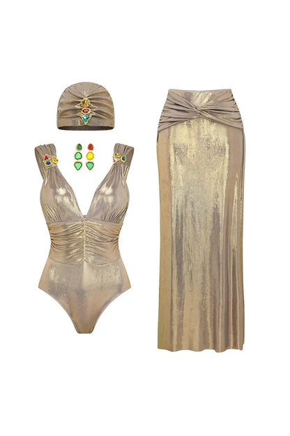 Beautifully Finished Swimsuit in a Timeless Design