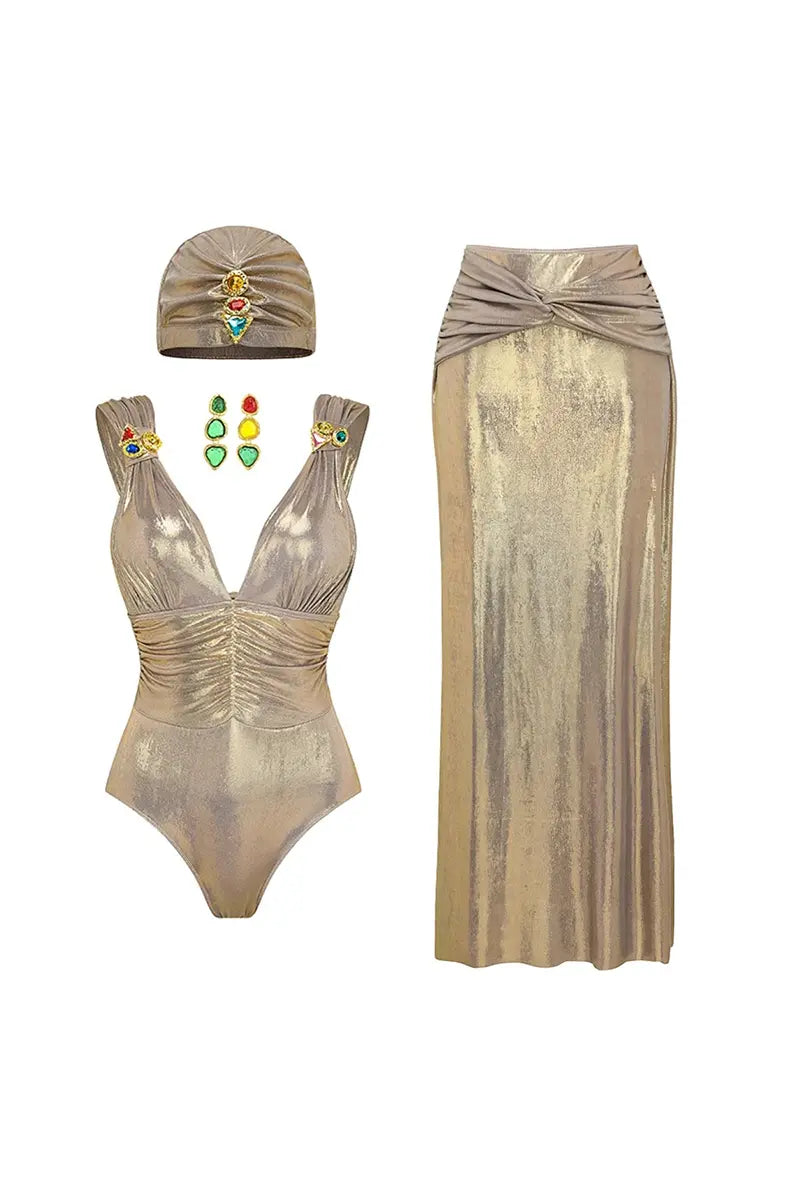 Beautifully Finished Swimsuit in a Timeless Design
