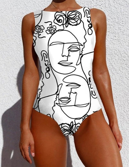 Beautifully Finished Swimsuit in a Timeless Design