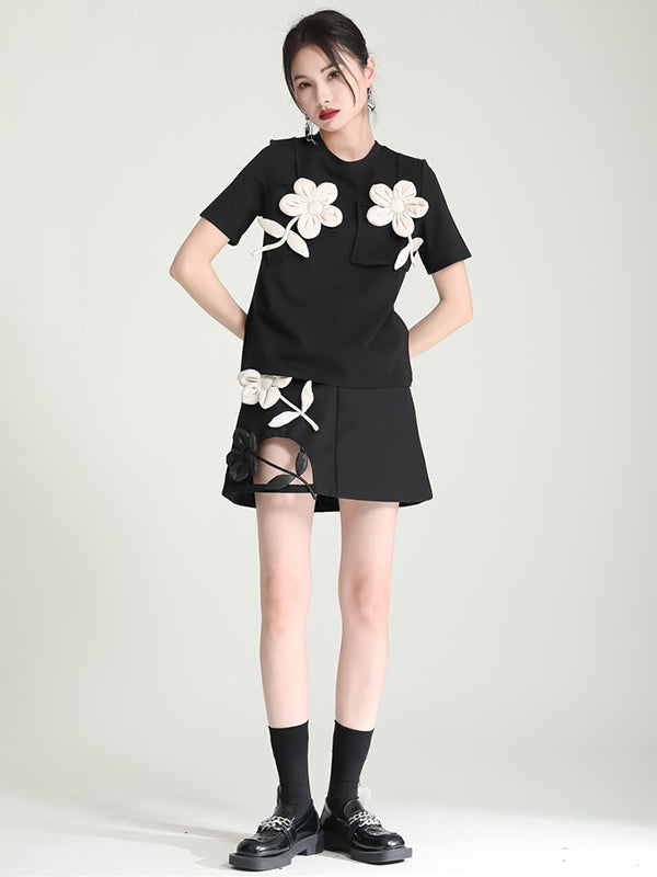 Well Tailored T-Shirt with a Graceful Silhouette
