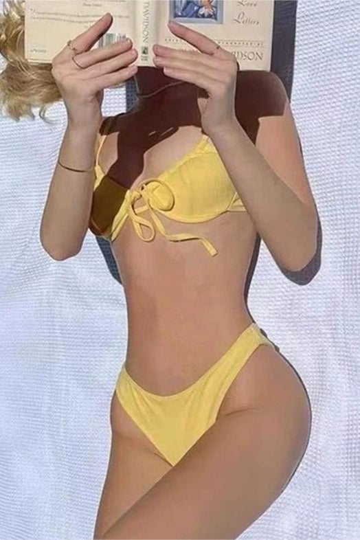 A Vintage Style Bikini with Delicate Timeless Details