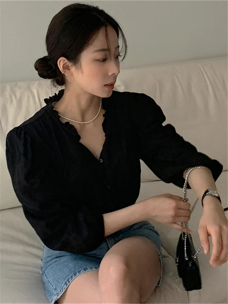 Beautifully Finished Blouse in a Timeless Design