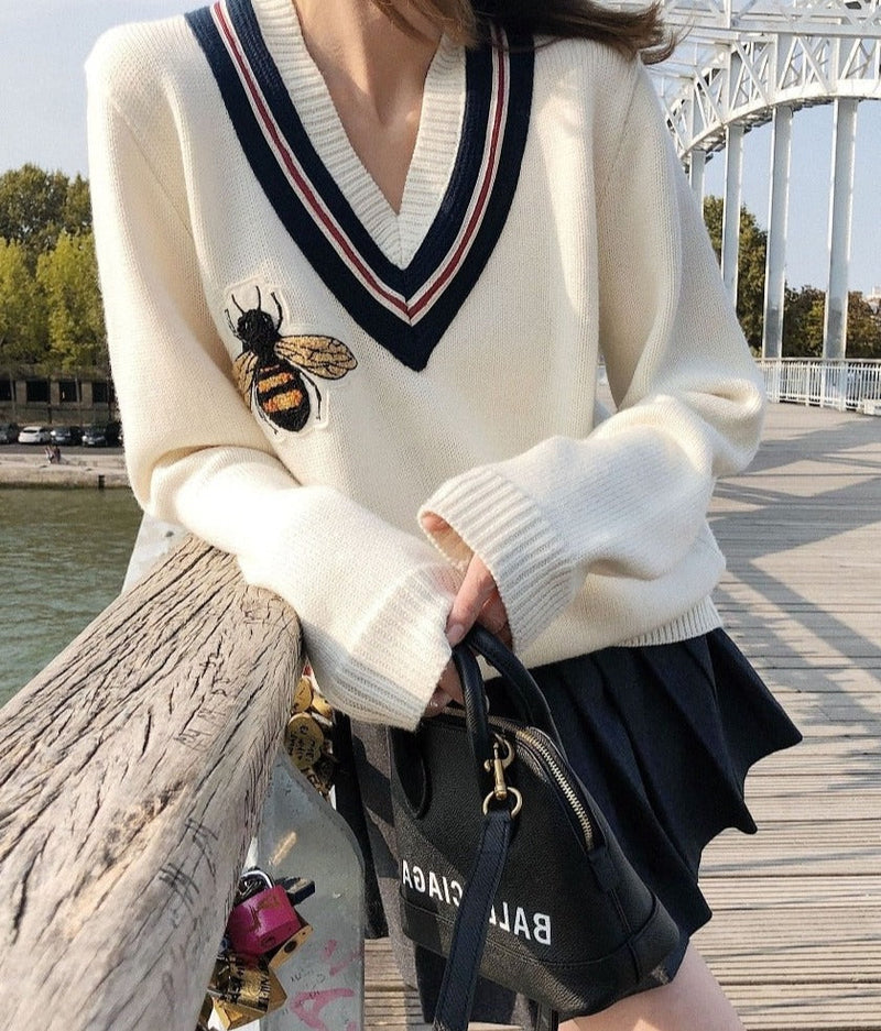 Beautifully Finished Sweater in a Timeless Design