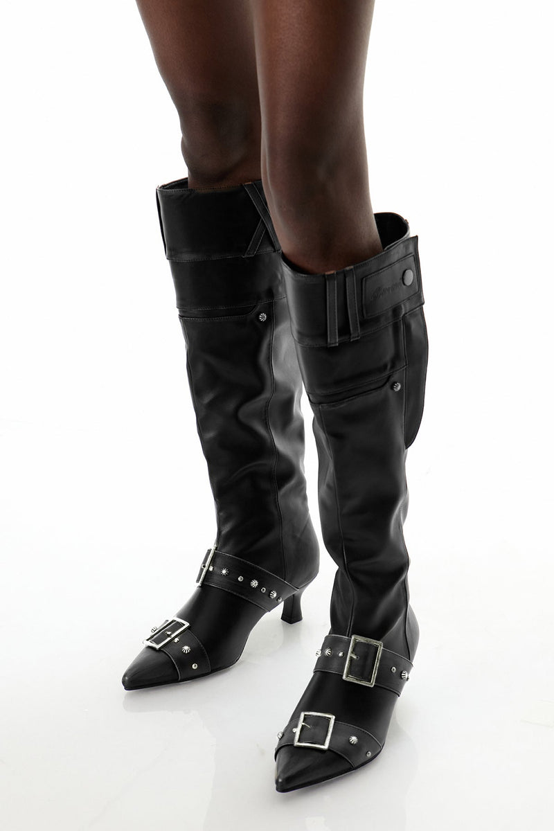 A Vintage Style Boots with Delicate Timeless Details