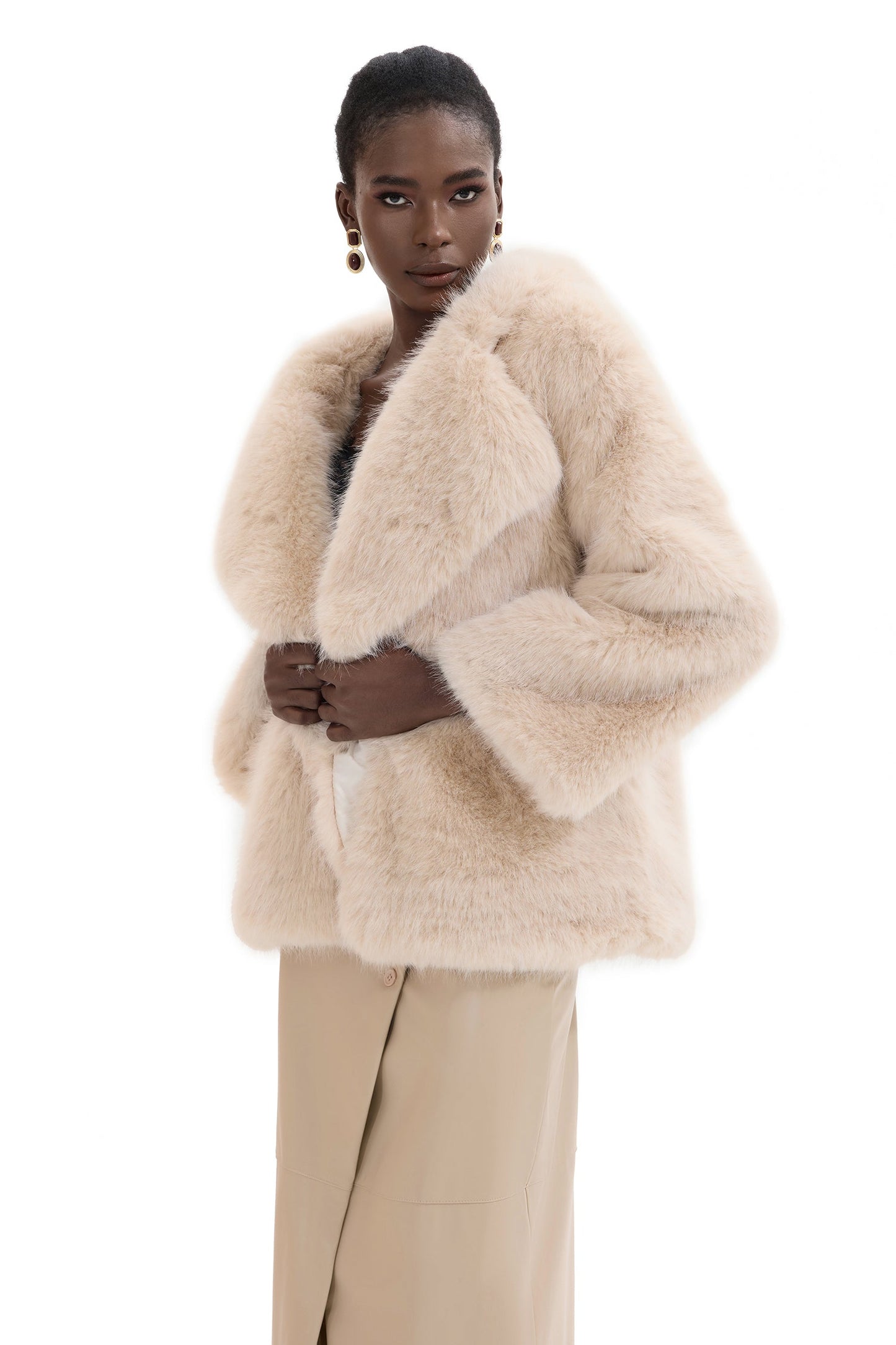 Classic Vintage Coat with a Flattering Fit