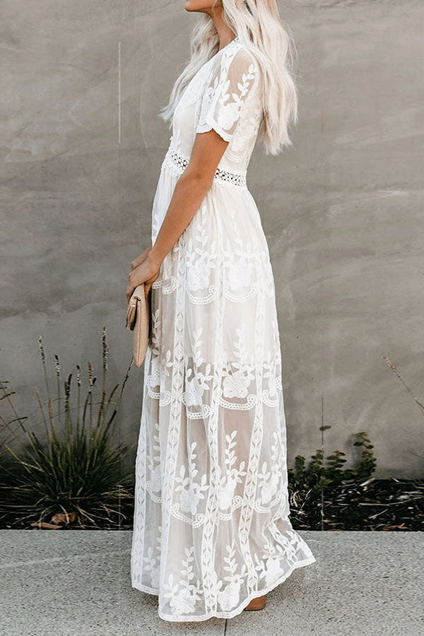 A Vintage Style Dress with Delicate Timeless Details