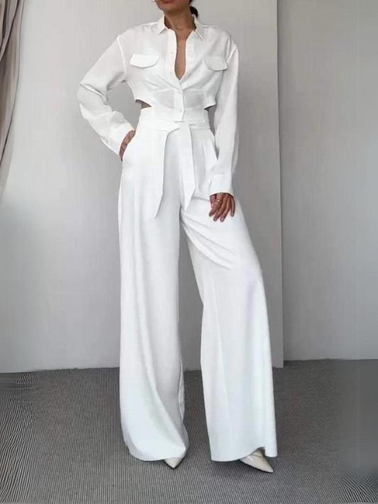 A Vintage Style Trousers with Delicate Timeless Details