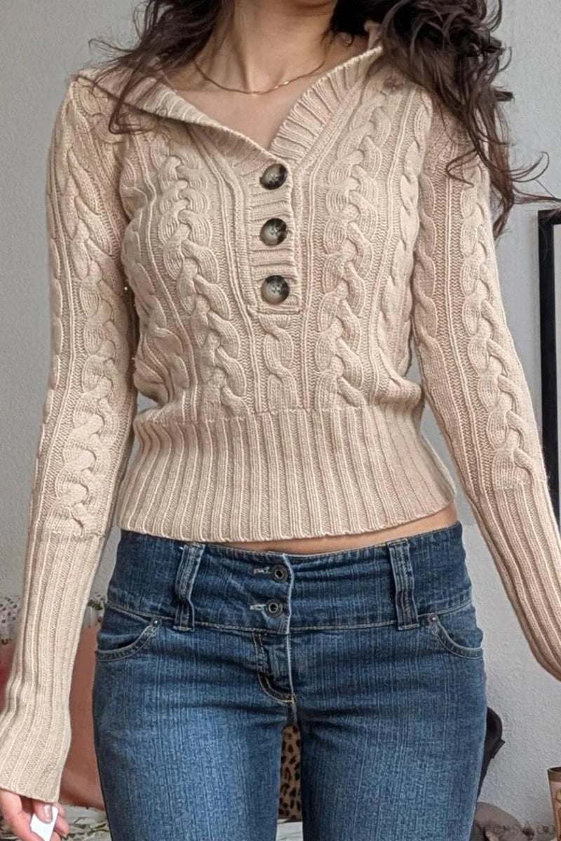 Vintage Inspired Sweater with a Contemporary Edge