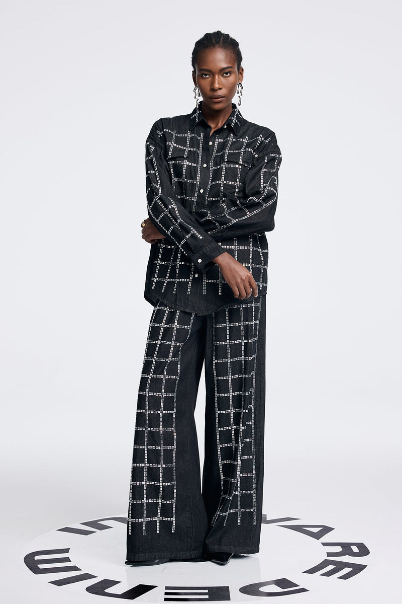 A Vintage Style Pants with Delicate Timeless Details
