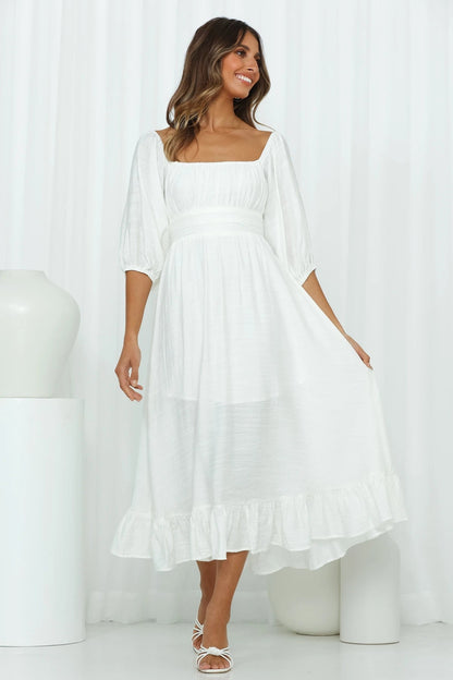 A Vintage Style Dress with Delicate Timeless Details
