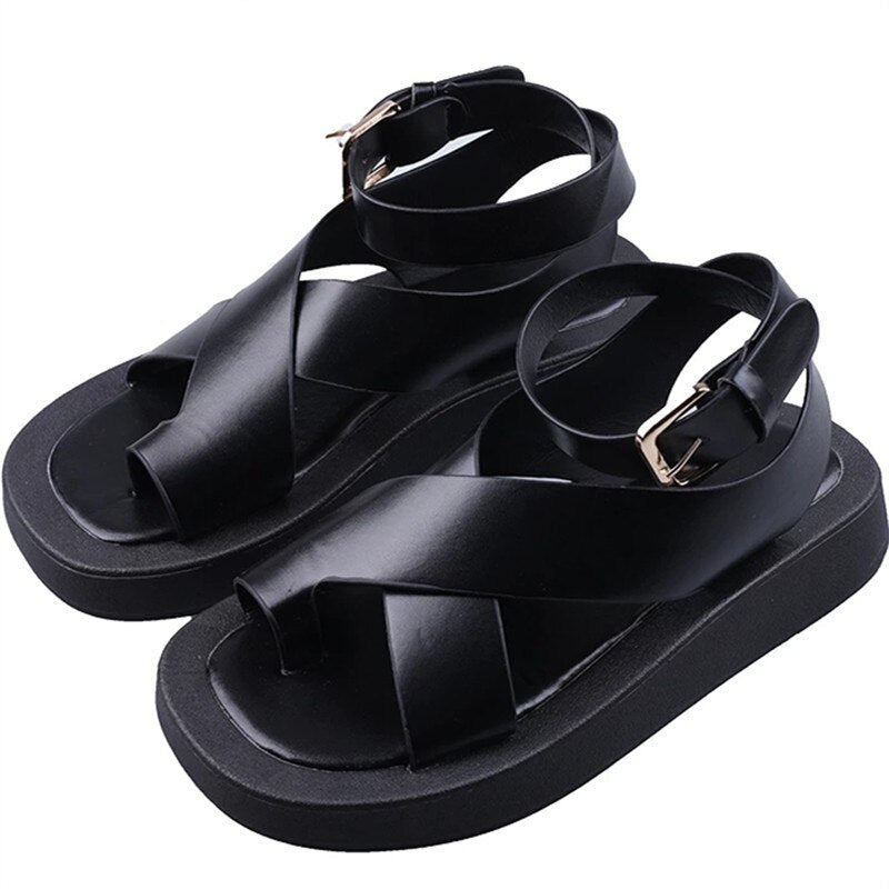 A Vintage Style Sandals with Delicate Timeless Details