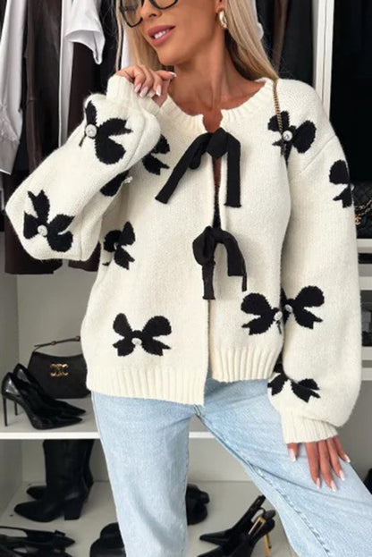 A Vintage Style Cardigan with Delicate Timeless Details