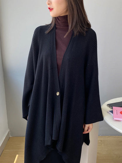 Well Tailored Cardigan with a Graceful Silhouette
