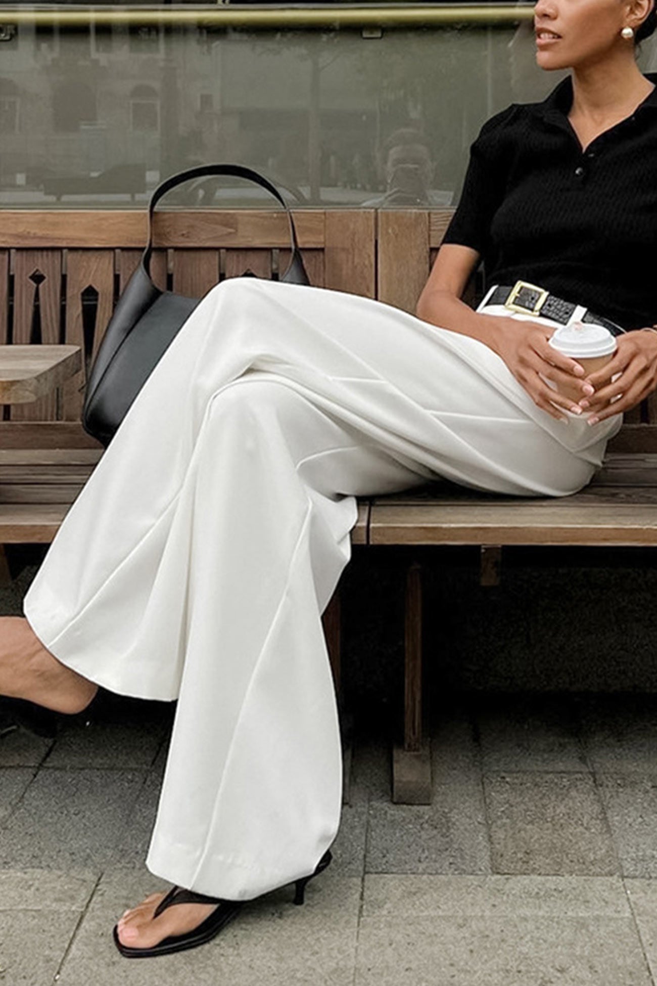 A Vintage Style Pants with Delicate Timeless Details