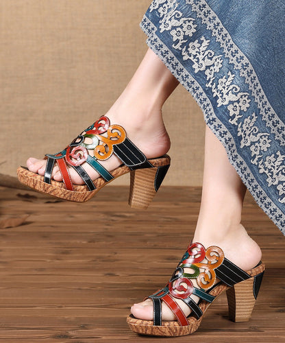Classic Vintage Sandals with a Flattering Fit