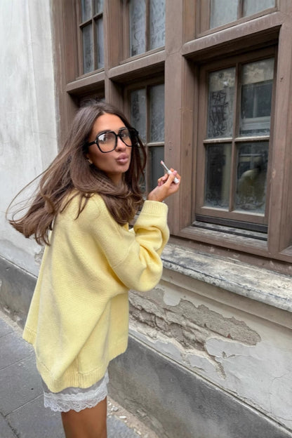 Beautifully Finished Sweater in a Timeless Design