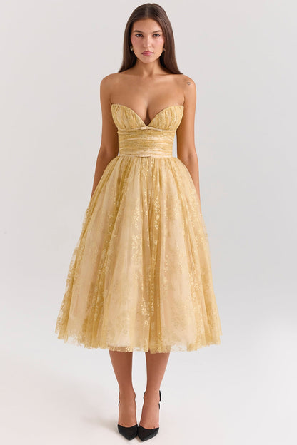 A Vintage Style Dress with Delicate Timeless Details