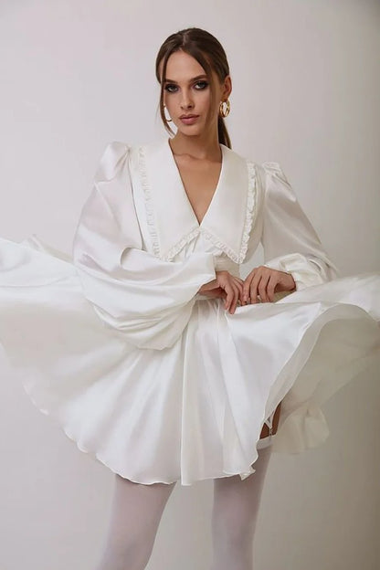A Vintage Style Dress with Delicate Timeless Details
