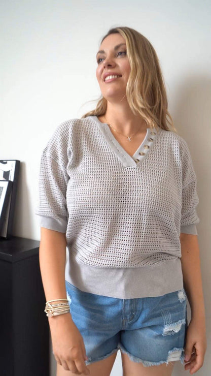 A Vintage Style Top with Delicate Timeless Details