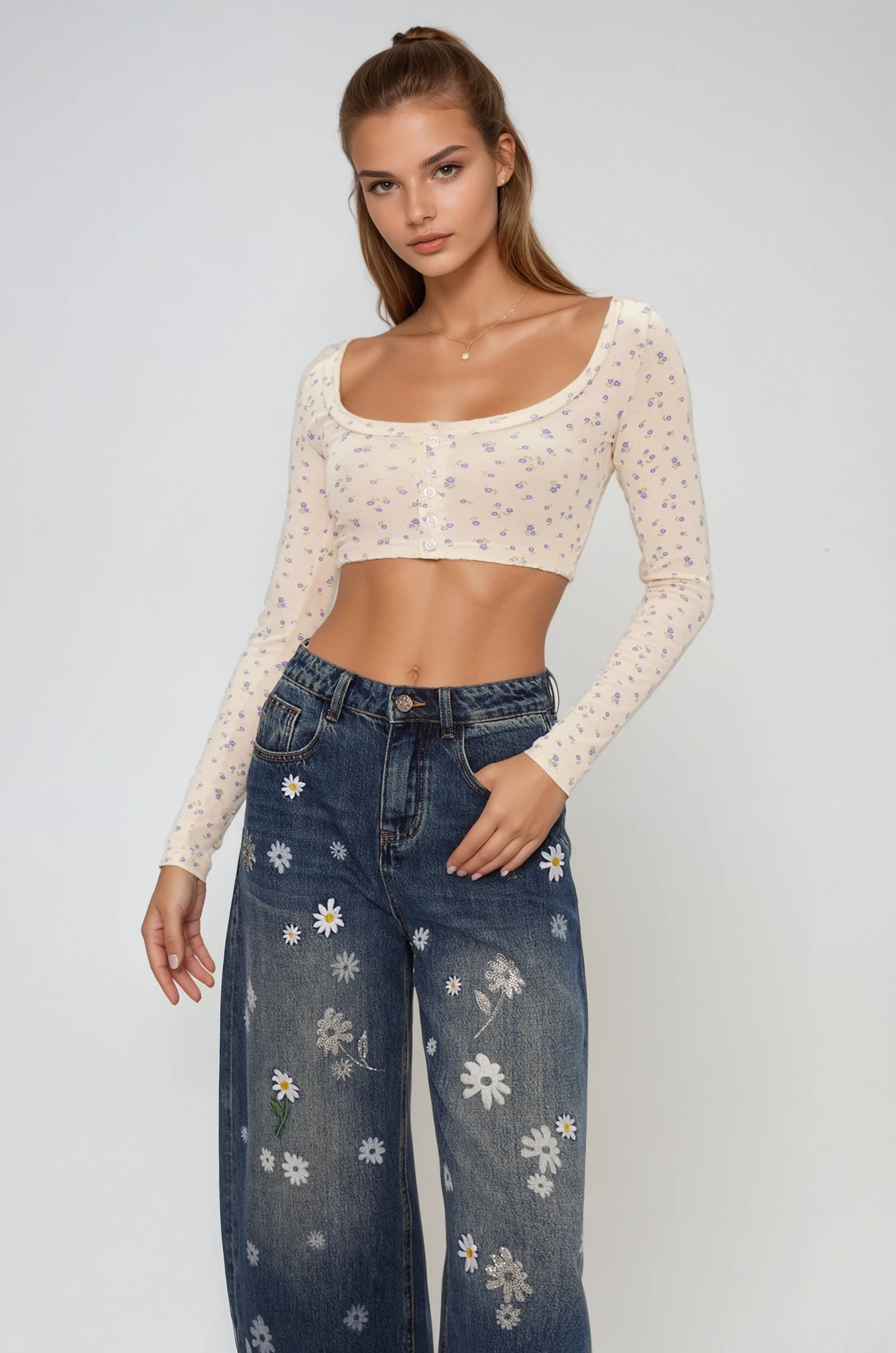 A Vintage Style Top with Delicate Timeless Details