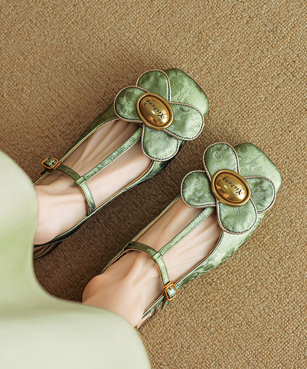 A Vintage Style Sandals with Delicate Timeless Details