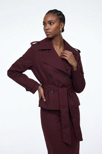A Vintage Style Coat with Delicate Timeless Details