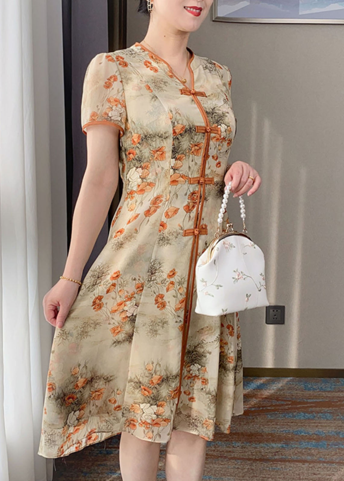 A Vintage Style Dress with Delicate Timeless Details