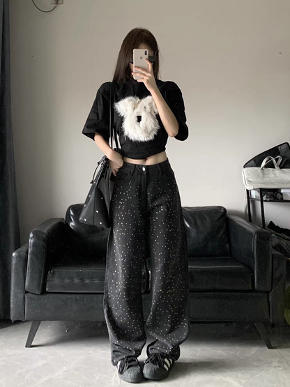 A Vintage Style Pants with Delicate Timeless Details